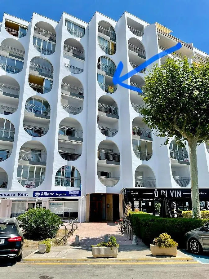 Grand Studio Bahia2 501 Avec Terrasse Face Mer Et Coeur D エンプリアブラバ アパート